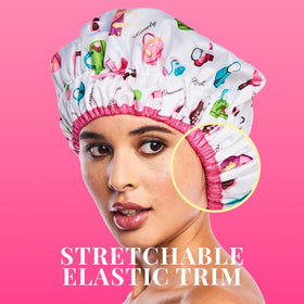 Bonnet de douche Betty Dain sur fond blanc
