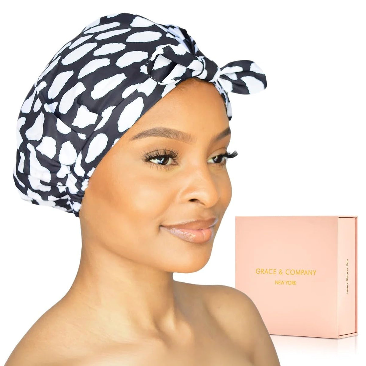 Bonnet de douche GRACE & COMPANY modèle Casablanca vue de face