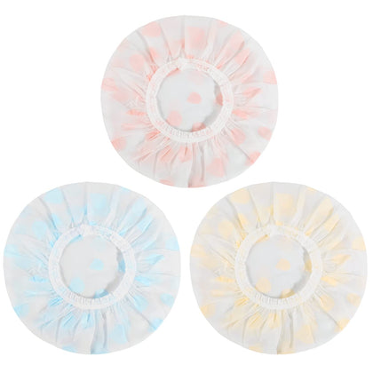 Bonnet de douche imperméable Pengxiaomei en trois couleurs différentes