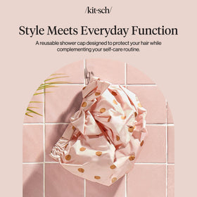 Bonnet de douche Kitsch Luxe en usage quotidien