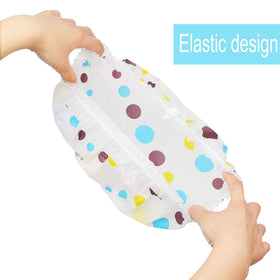 Bonnet de douche Pengxiaomei plié dans un sac de voyage