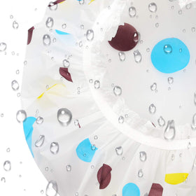 Bonnet de douche réutilisable Pengxiaomei couleur bleue avant