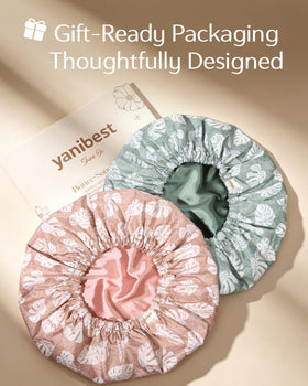 Bonnet de douche satinée YANIBEST disponible en plusieurs couleurs