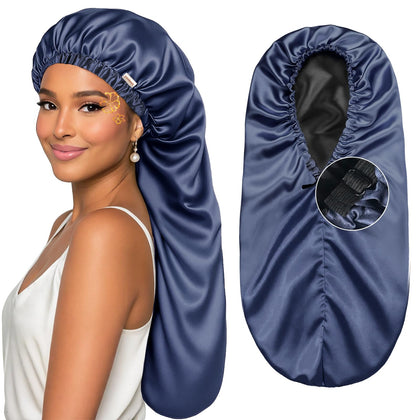 Bonnet de nuit en satin YANIBEST vue de face