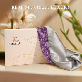 Bonnet de nuit LULUSILK avec un arrière-plan en milieu naturel