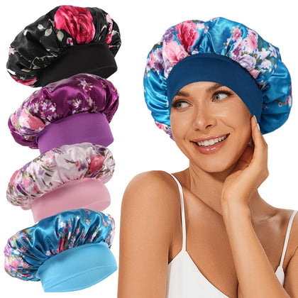 Bonnet en satin LEADUWAY or vue de face