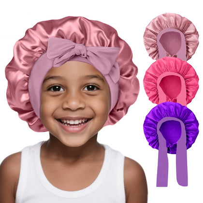 Bonnet en satin rose gold FIRSTPELLA pour enfants