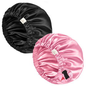 Bonnet en satin YANIBEST ajustable vue de face
