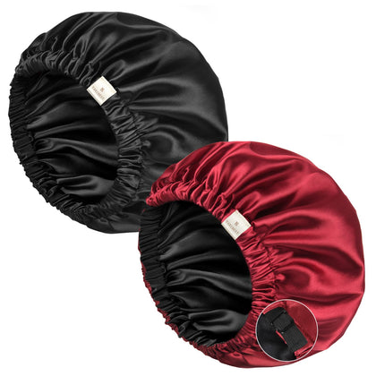Bonnet en satin YANIBEST devant avec texture douce