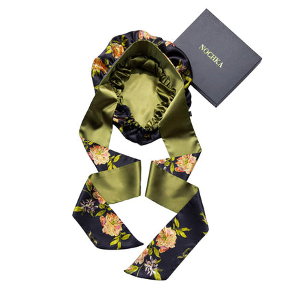 Bonnet en soie Nochka Fashion modèle Wild Rose, vue de face