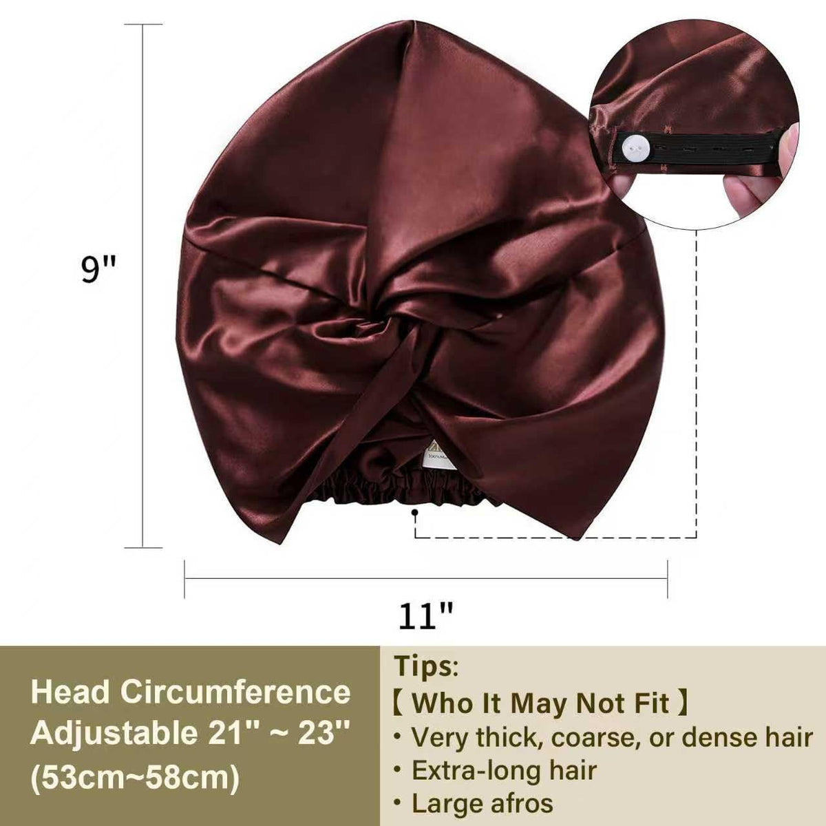 Bonnet en soie ZIMASILK posé sur une table, éclairage doux