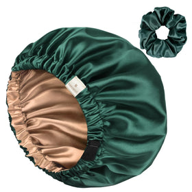 Bonnet satin ajustable YANIBEST couleur rose vue de face