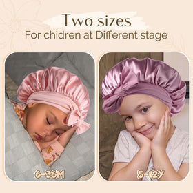 Bonnet satin YANIBEST posé sur une surface plane