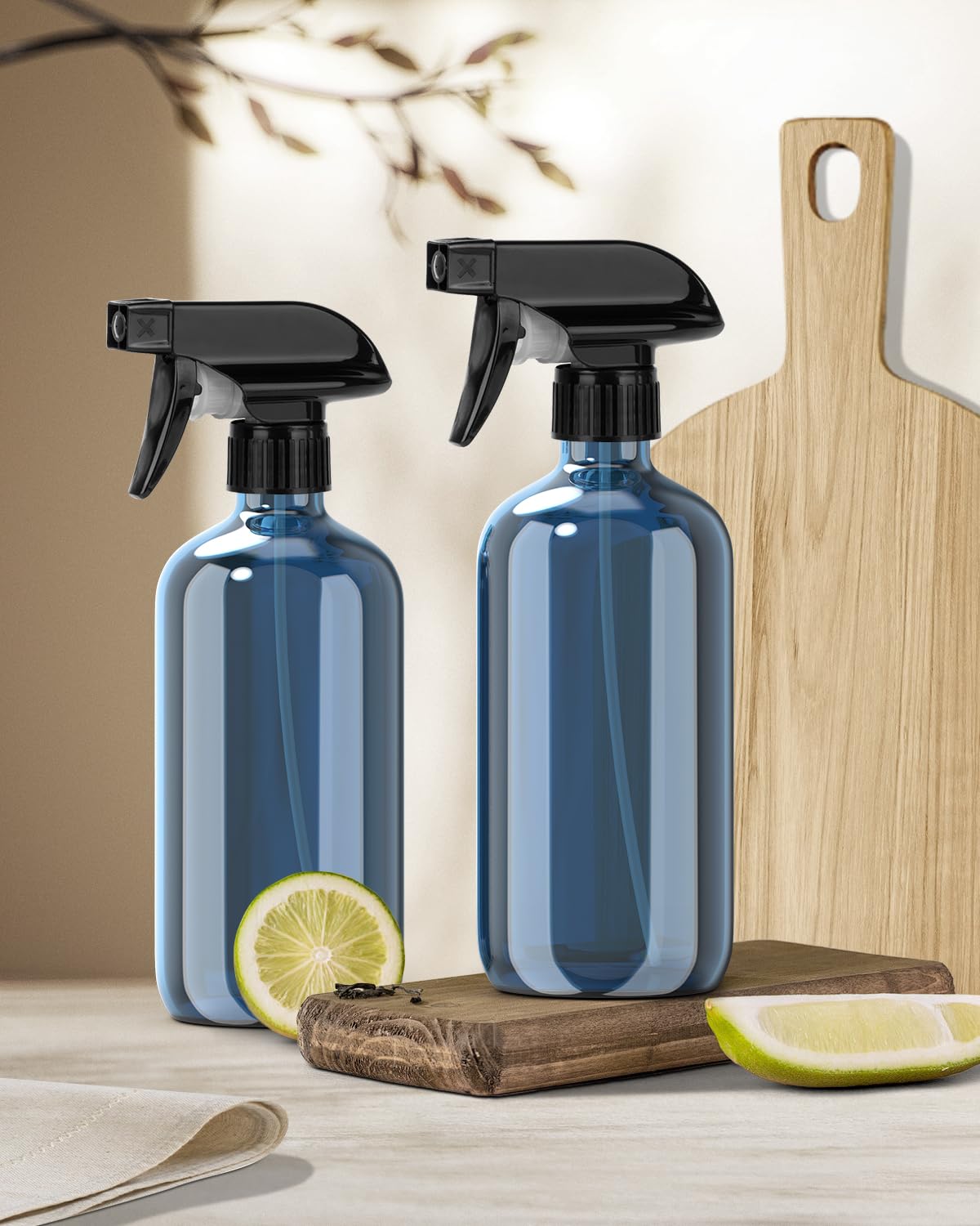 Bontip bouteille en verre 16 oz avec plante arrosée