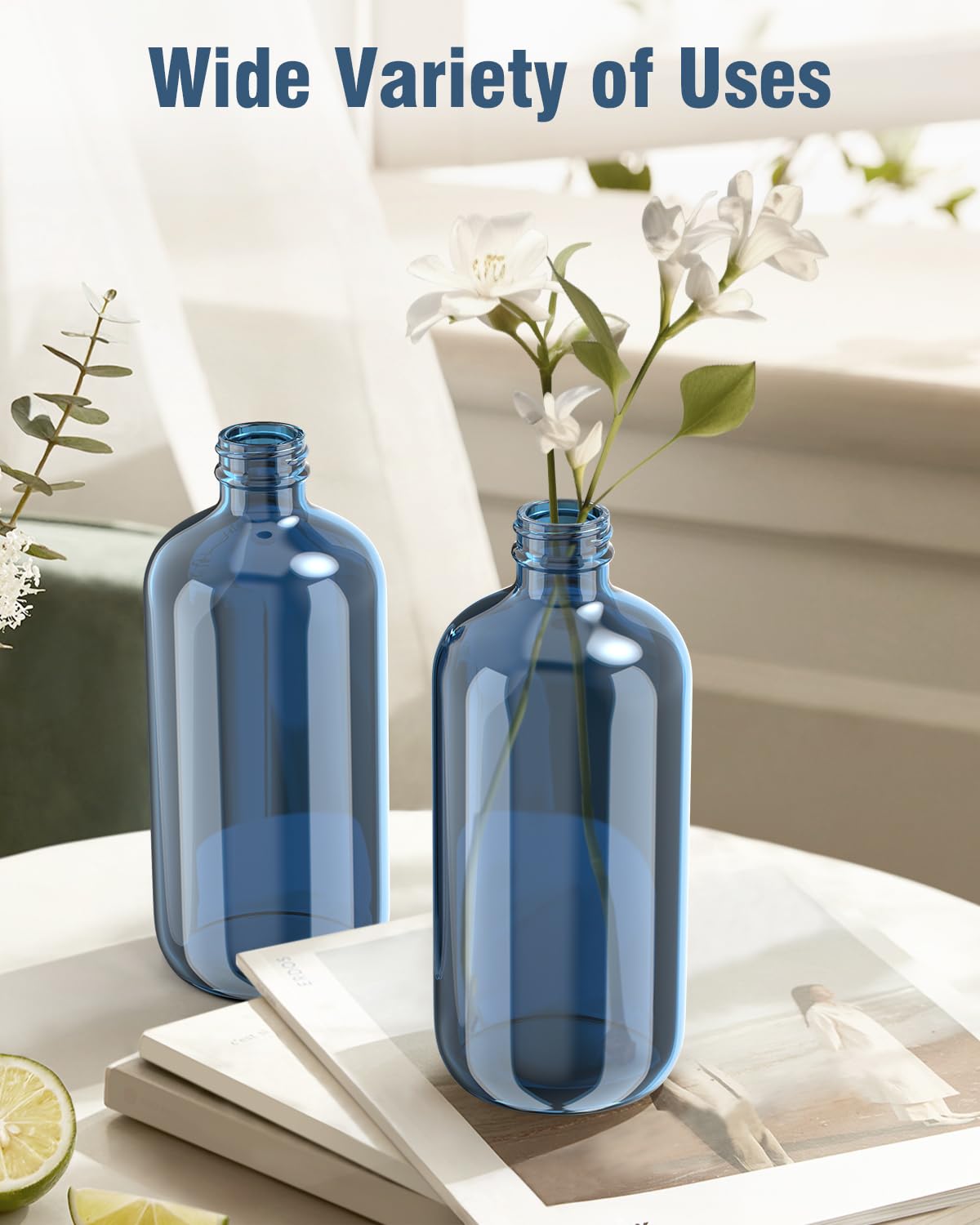 Bontip bouteille en verre 16 oz remplie d'un produit naturel