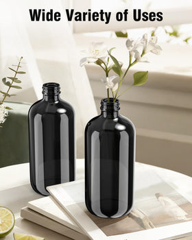 Bontip Bouteille Spray en Verre 16 oz vue latérale avec buse noire