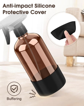 Bontip bouteille spray en verre ambre en utilisation pour soins de cheveux