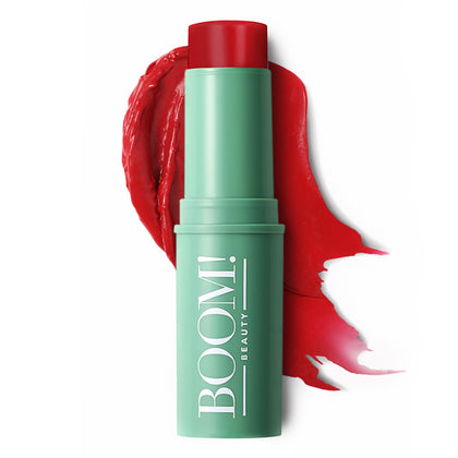 Boomstick Parisian Red 3-en-1 crème blush stick de couleur rouge