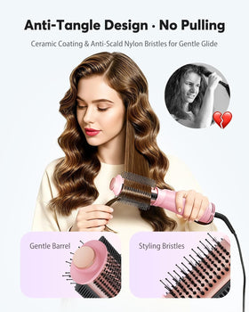 Bopcal Brosse soufflante de voyage avec accessoires