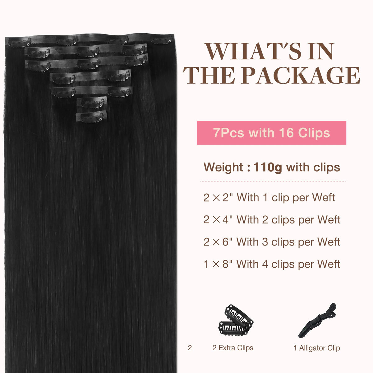 Bord ultra-fin des extensions capillaires GOO GOO