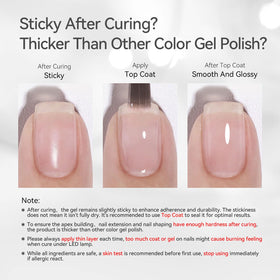Born Pretty gel constructeur rose 15ml en situation