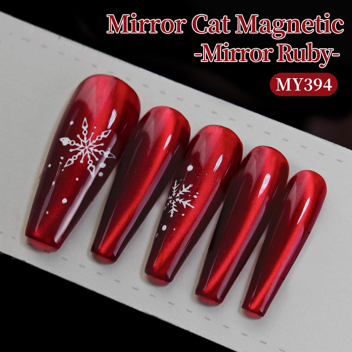 Born Pretty Gel Polish Métallique Chat Magnétique Rouge Rubis 15ml, texture du gel