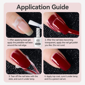 Born Pretty Liquid Latex 15ml application créative