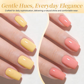 Born Pretty vernis gel macaron 7ml jaune citron