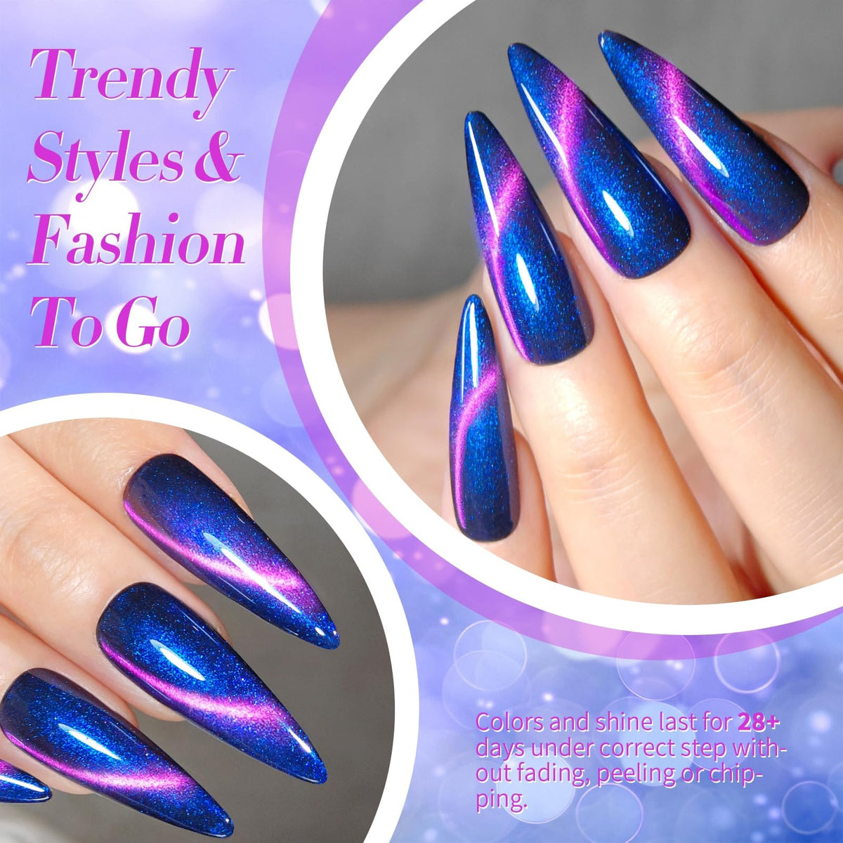BORN PRETTY Vernis Gel Magnétique 15ml avec effet céramique