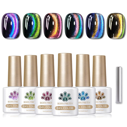 Born Pretty Vernis Gel Magnétique 9D Holographique en bouteille