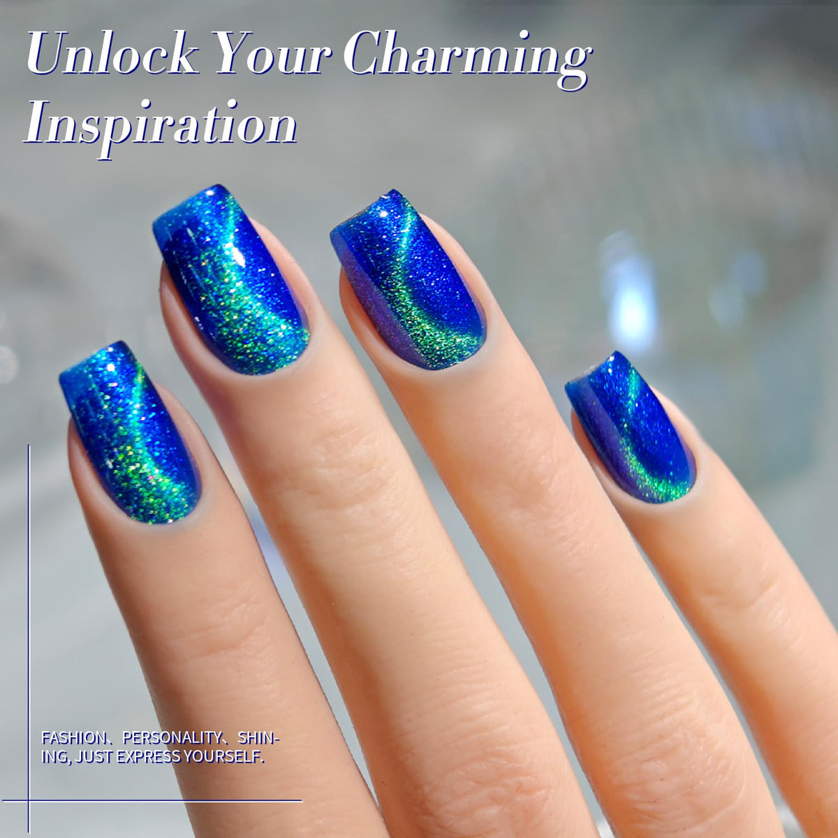 BORN PRETTY Vernis Gel Magnétique application sur un ongle