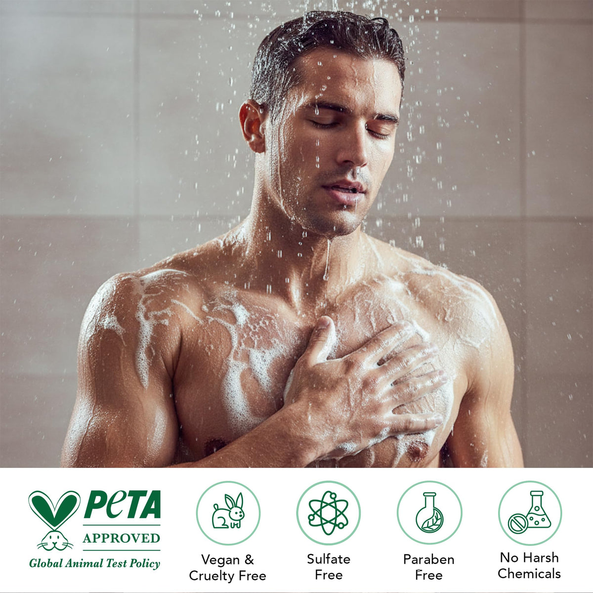 Botanic Hearth Gel Douche à l'Huile d'Arbre à Thé, vue arrière