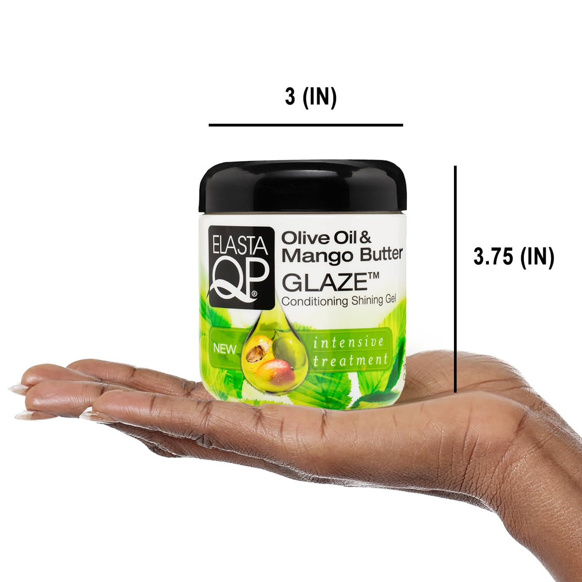 Boucles définies après utilisation du Glaze ELASTA QP