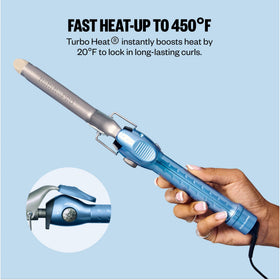 Boucles définies réalisées avec le fer à friser BaBylissPRO