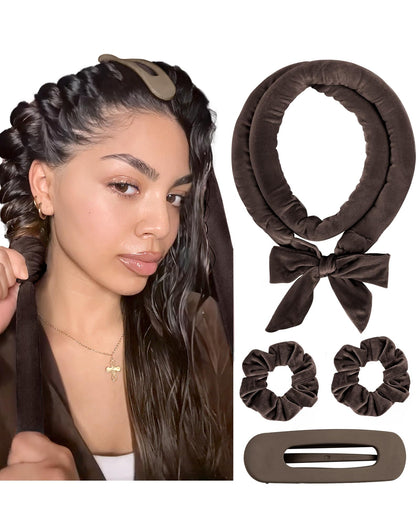Boucleur de cheveux sans chaleur YANIBEST avec chouchou en velours