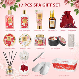 Bougie en soja et diffuseur du coffret spa LILY ROY
