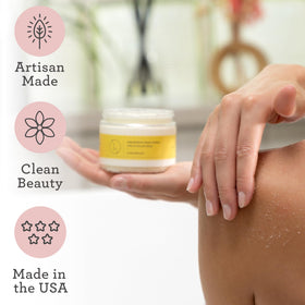 Bougie et accessoires du panier spa Citrus