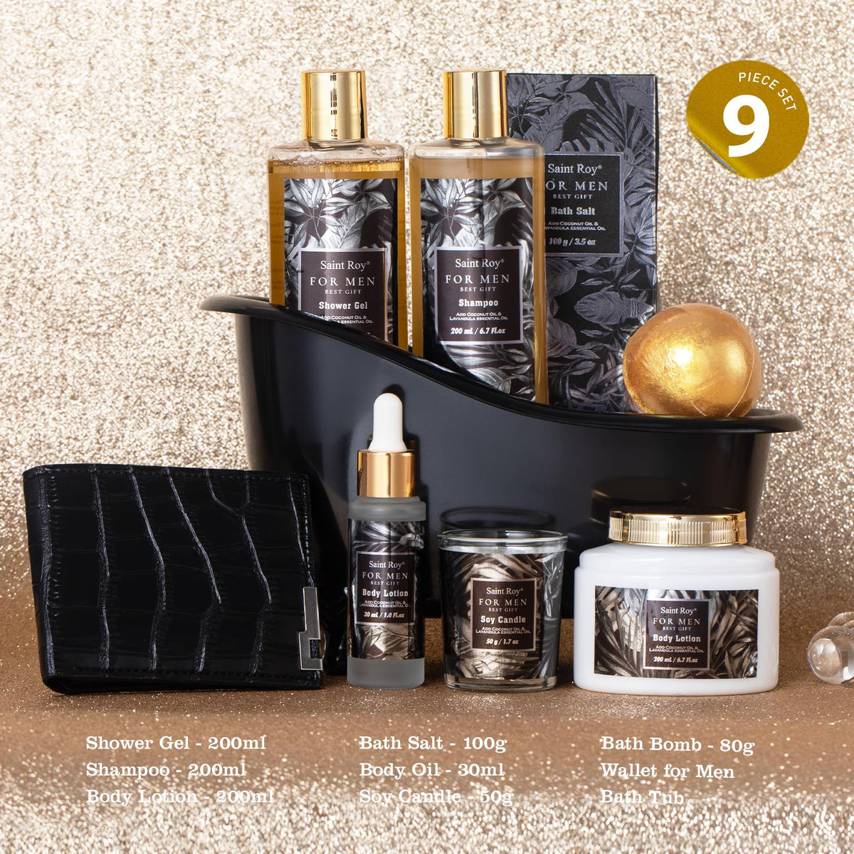 Bougie parfumée et crème hydratante dans le coffret spa Saint Roy
