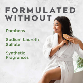 Bouteille d'Avalon Organics Après-Shampooing Lavande vue latérale