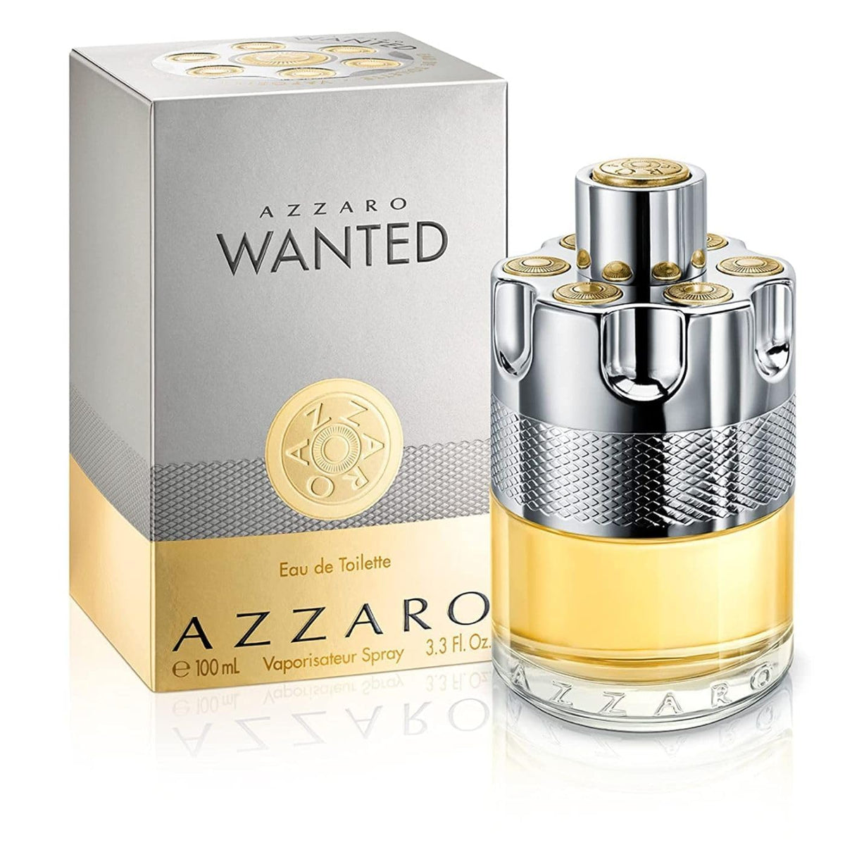 Bouteille d'Azzaro Wanted Eau de Toilette 100 ml vue de face