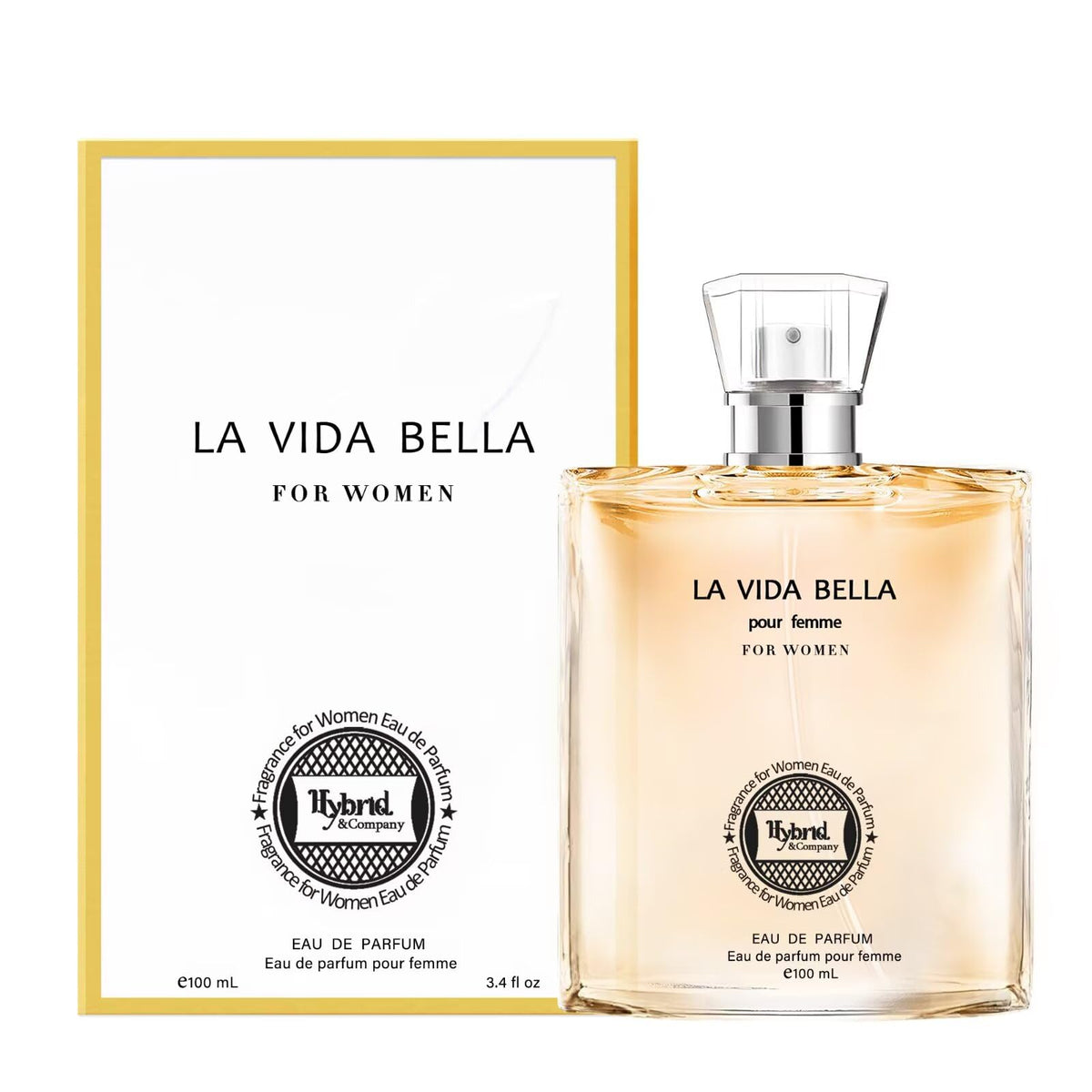Bouteille d'eau de parfum La Vida Bella 100 ml de Hybrid & Company