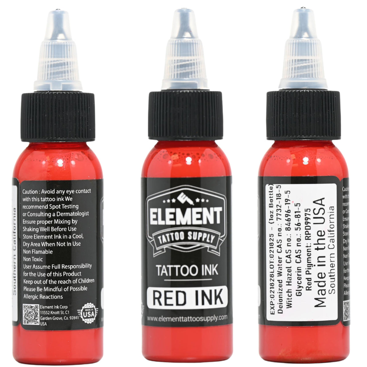 Bouteille d'encre de tatouage bleue Element 1oz