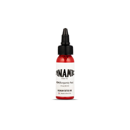 Bouteille d'encre de tatouage Dynamic Color Rouge Bourgogne vue de face