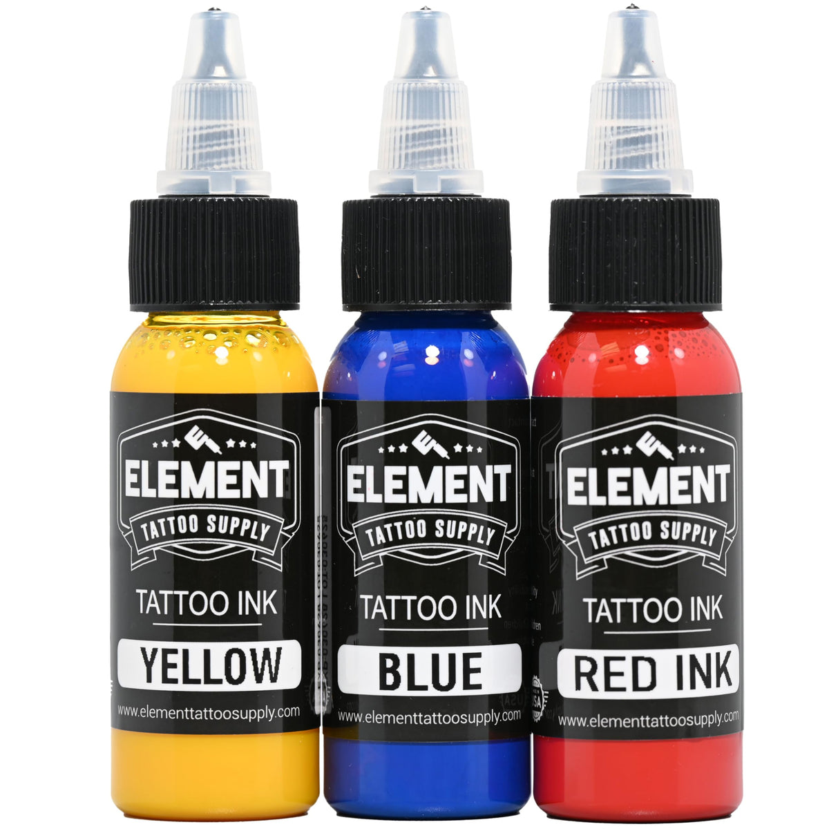 Bouteille d'encre de tatouage rouge Element 1oz