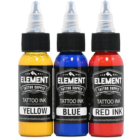 Bouteille d'encre de tatouage rouge Element 1oz