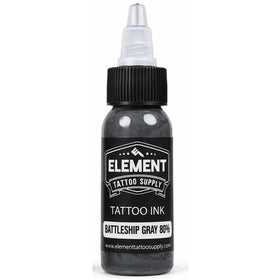 Bouteille d'encre grise Dark 80% Element Tattoo