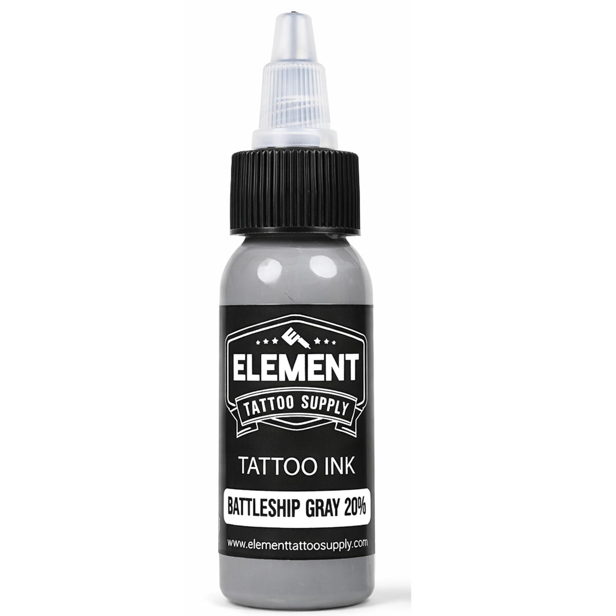 Bouteille d'encre grise Light 20% Element Tattoo