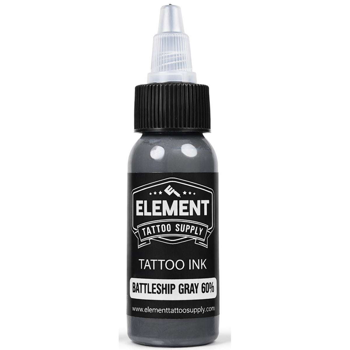 Bouteille d'encre grise Medium Dark 60% Element Tattoo