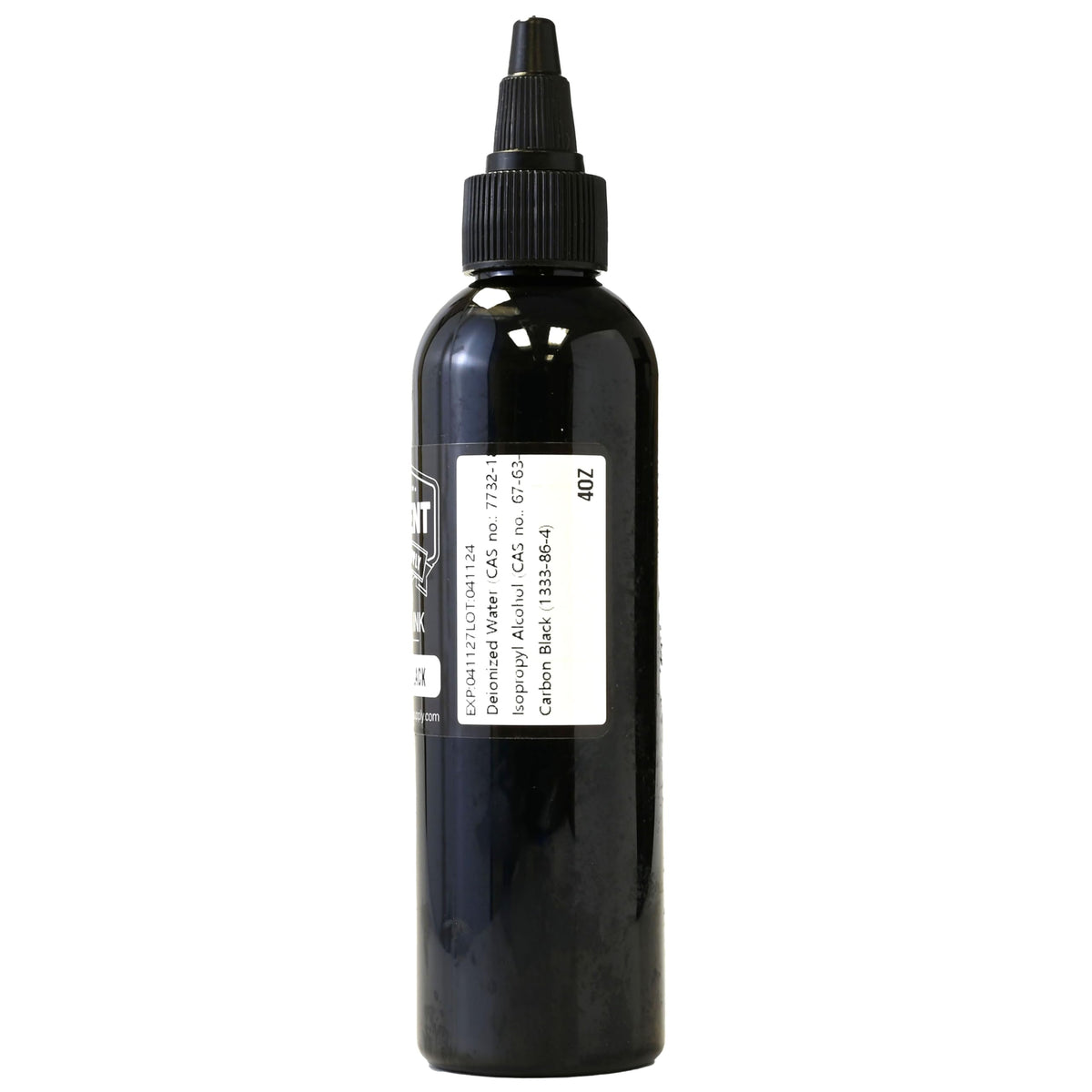 Bouteille d'encre Nighthawk 4oz vue de côté