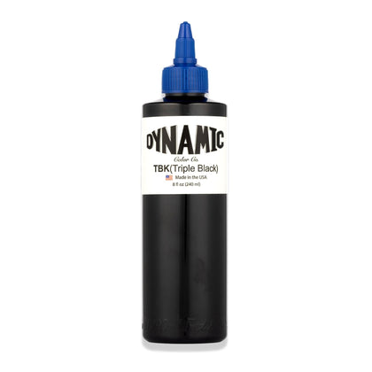 Bouteille d'encre Triple Black Dynamic Color Co 8oz vue de face